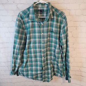 Men's Gap Lived-In "Classic Fit" longsleeve button-down shirt, size XL